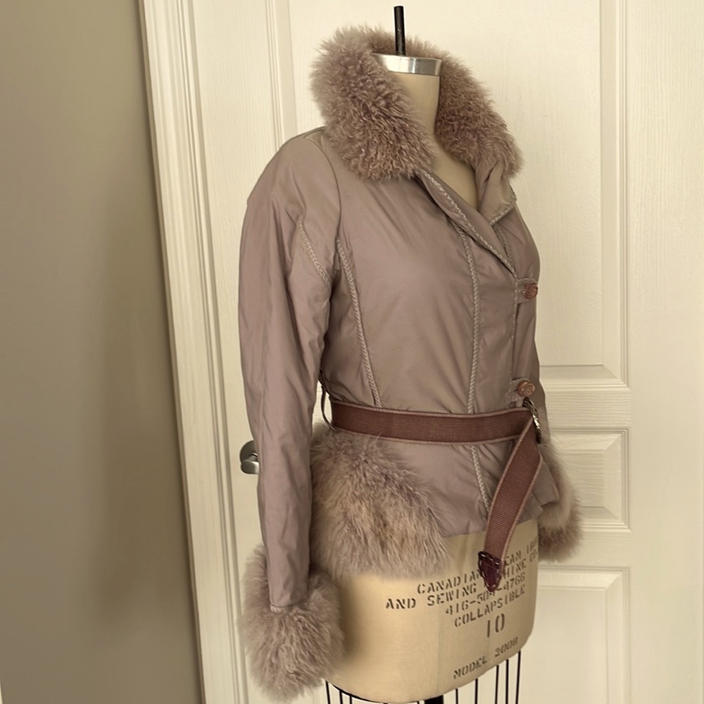 Beautiful fitted Winter dress jacket Made in Italy.